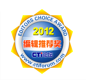 CTI Forum Editors Choice Award